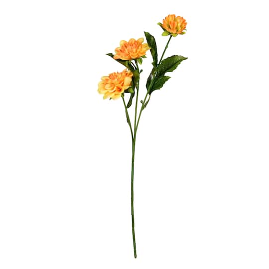 6 Pack: Yellow Dahlia Spray